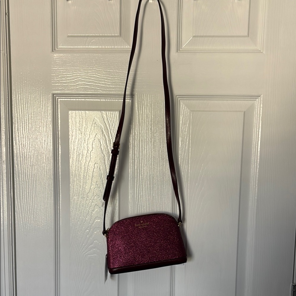 Kate Spade Berry Burgundy Crossbody Bag